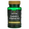 Swanson CoQ10 + Vitamin K2 60 viên 087614210698