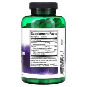 Swanson Coral Calcium Complex 180 Capsules 3 Swanson Coral Calcium Complex 180 Capsules 087614022246