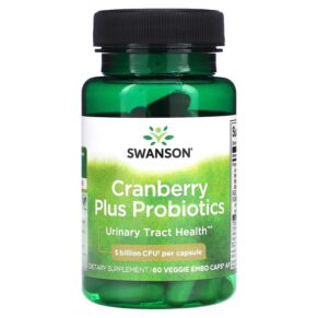 Swanson Cranberry Plus Probiotics 5 Billion CFU 60 viên 087614190310