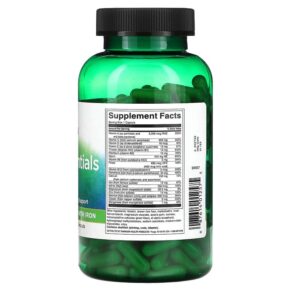 Swanson Daily Essential Multi with Iron 250 Capsules 3 Swanson Daily Essential Multi with Iron 250 Capsules 087614012575