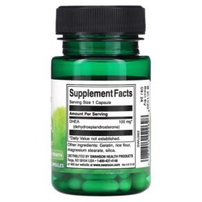 Swanson DHEA 100 mg 60 Capsules 087614022628