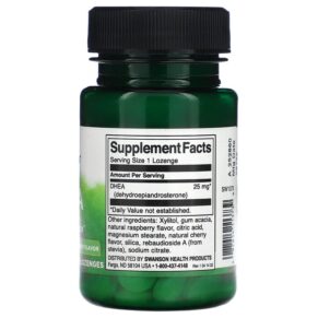 Swanson DHEA Natural Cherry 25 mg 60 Lozenges 087614113739