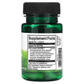 Swanson DIM Complex 100 mg 30 Capsules 3 Swanson DIM Complex 100 mg 30 Capsules 087614021195