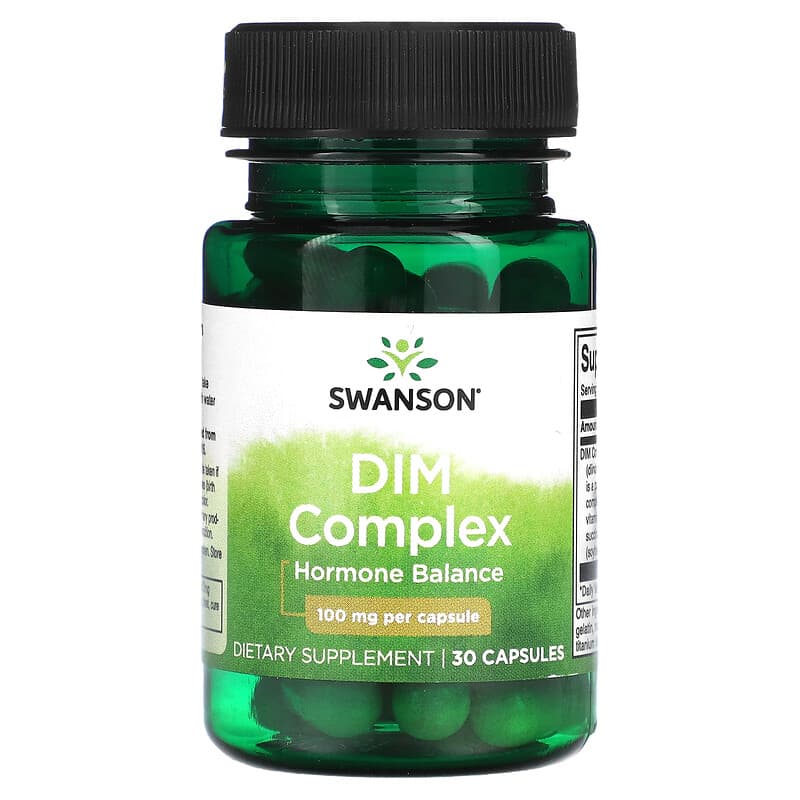 Swanson DIM Complex 100 mg 30 Capsules 1 Swanson DIM Complex 100 mg 30 viên 087614021195