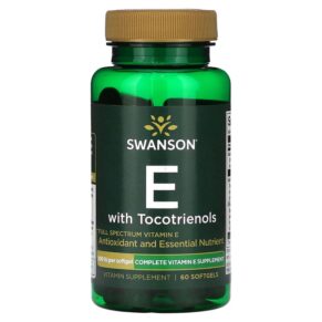 Swanson E + Tocotrienols 100 IU 60 viên 087614021560