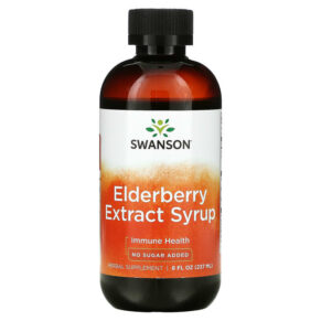 Swanson Elderberry Extract Syrup 8 fl oz (237 ml) 087614026961