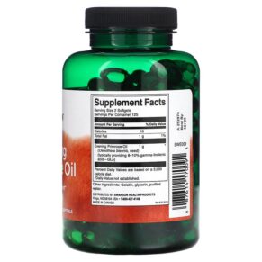 Swanson Evening Primrose Oil 500 mg 250 Softgels 087614170091