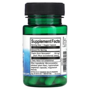 Swanson Fisetin Novusetin 100 mg 30 Veggie Caps 087614027074