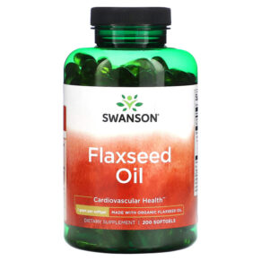 Swanson Flaxseed Oil 1 g 200 viên 087614170022