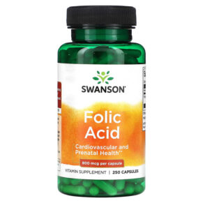 Swanson Folic Acid 800 mcg 250 viên 087614010359