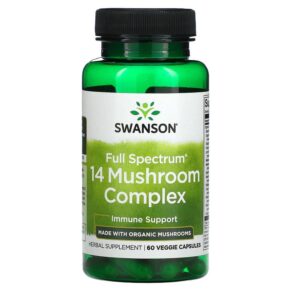 Swanson Full Spectrum 14 Mushroom Complex 60 viên 087614113838