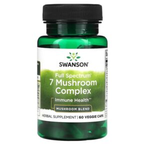 Swanson Full Spectrum 7 Mushroom Complex 60 viên 087614115245