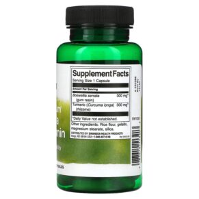 Swanson Full Spectrum Boswellia and Curcumin 300 mg 60 Capsules 087614113203