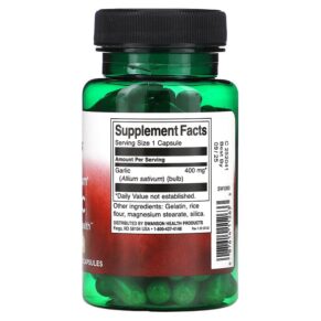 Swanson Full Spectrum Garlic 400 mg 60 Capsules 087614112633
