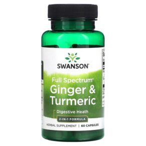 Swanson Full Spectrum Ginger & Turmeric 60 viên 087614112862