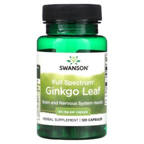 Swanson Full Spectrum Ginkgo Leaf 60 mg 120 viên 087614111445