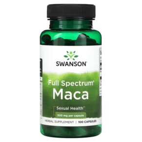 Swanson Full Spectrum Maca 500 mg 100 viên 087614019611