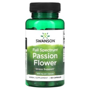 Swanson Full Spectrum Passion Flower 500 mg 60 viên 087614111438