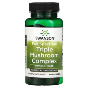 Swanson Full Spectrum Triple Mushroom Complex 60 viên 087614113869