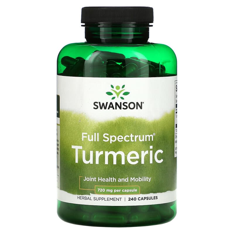 Swanson Full Spectrum Turmeric 360 mg 240 Capsules 1 Swanson Full Spectrum Turmeric 360 mg 240 viên 087614110752