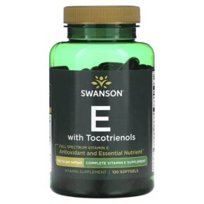 Swanson Full Spectrum Vitamin E + Tocotrienols 100 IU 120 viên 087614022093