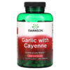 Swanson Garlic with Cayenne 200 Capsules 4 Swanson Garlic + Cayenne 200 viên 087614090061