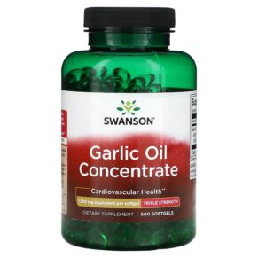 Swanson Garlic Oil Concentrate 1.500 mg 500 viên 087614014029
