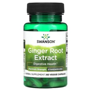 Swanson Ginger Root Extract 60 viên 087614142302