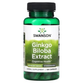 Swanson Ginkgo Biloba Extract 60 mg 120 viên 087614018928