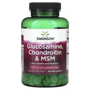 Swanson Glucosamine Chondroitin & MSM 360 viên 087614111384