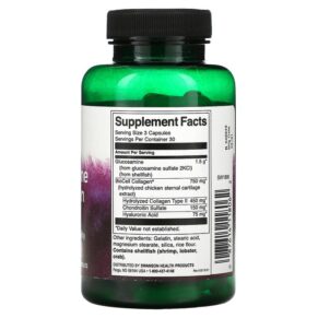 Swanson Glucosamine & Collagen Type II 90 Capsules 087614118062