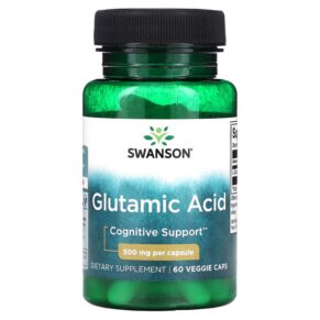Swanson Glutamic Acid 500 mg 60 viên 087614116082