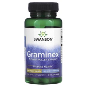 Swanson Graminex Flower Pollen Extract Maximum Strength 500 mg 60 viên 087614023328