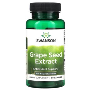 Swanson Grape Seed Extract + MegaNatural Gold 60 viên 087614142913