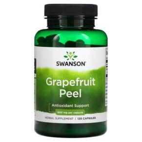 Swanson Grapefruit Peel 600 mg 120 viên 087614111582