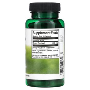 Swanson Green Tea 500 mg 100 Capsules 3 Swanson Green Tea 500 mg 100 Capsules 087614019772