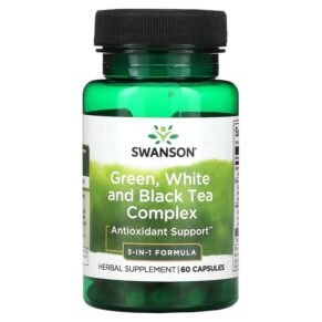 Swanson Green White & Black Tea Complex 60 viên 087614113517