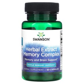 Swanson Herbal Extract Memory Complex 60 viên 087614023663
