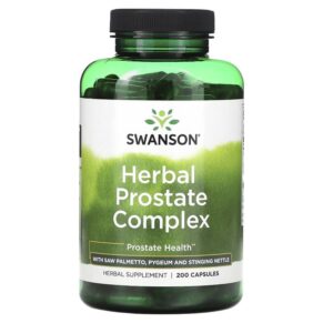 Swanson Herbal Prostate Complex + Saw Palmetto Pygeum & Stinging Nettle 200 viên 087614116846