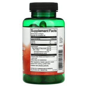 Swanson High Concentrate Omega-3 120 Mini Softgels 3 Swanson High Concentrate Omega-3 120 Mini Softgels 087614170954