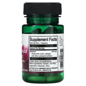 Swanson Hyaluronic Acid Complex 166 mg 60 Capsules 087614028644