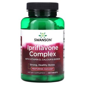 Swanson Ipriflavone Complex + Vitamin D Calcium & Boron 120 viên 087614017310