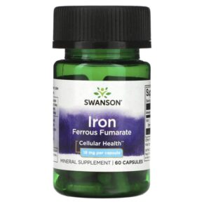 Swanson Iron Ferrous Fumarate 18 mg 60 viên 087614115870