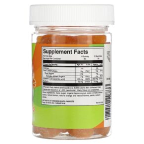 Swanson Kids Vitamin C Orange 60 Gummies 087614118833