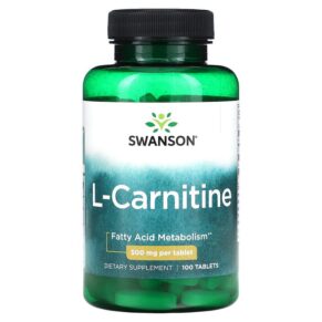 Swanson L-Carnitine 500 mg 100 viên 087614110011