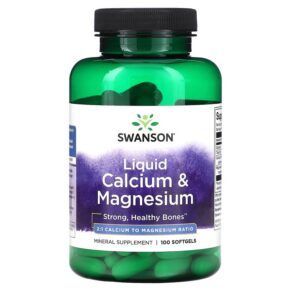 Swanson Liquid Calcium & Magnesium 100 viên 087614012179