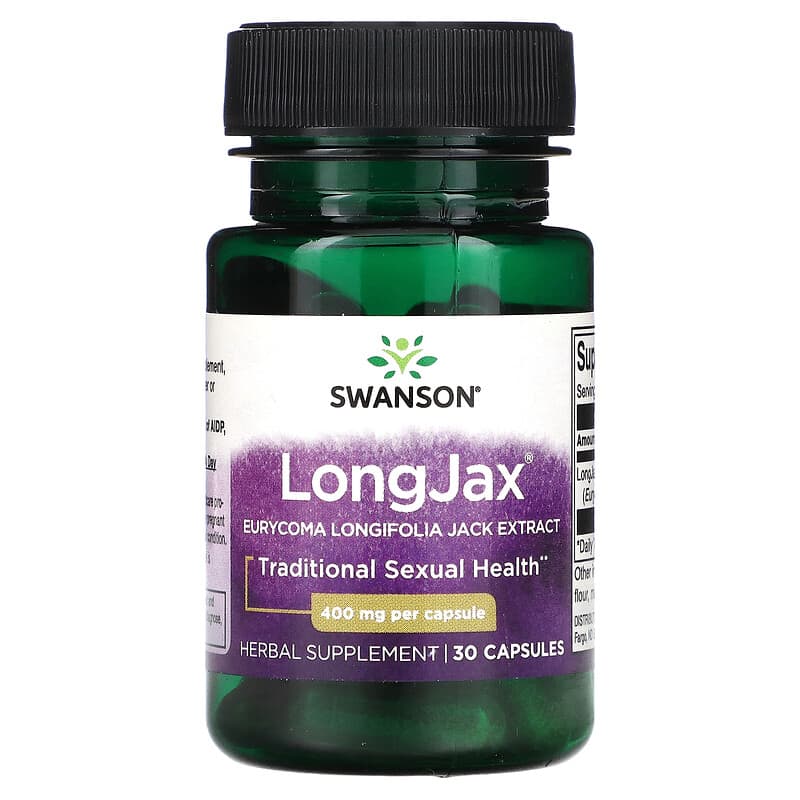 Swanson LongJax Eurycoma Longifolia Jack Extract 400 mg 30 Capsules 1 Swanson LongJax Eurycoma Longifolia Jack Extract 400 mg 30 viên 087614080185