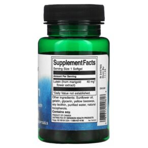 Swanson Lutein 40 mg 60 Softgels 087614029818