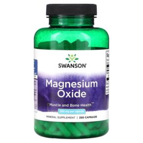 Swanson Magnesium Oxide 200 mg 250 viên 087614011967