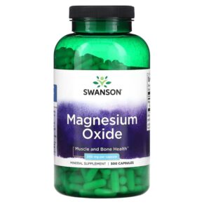 Swanson Magnesium Oxide 200 mg 500 viên 087614011974